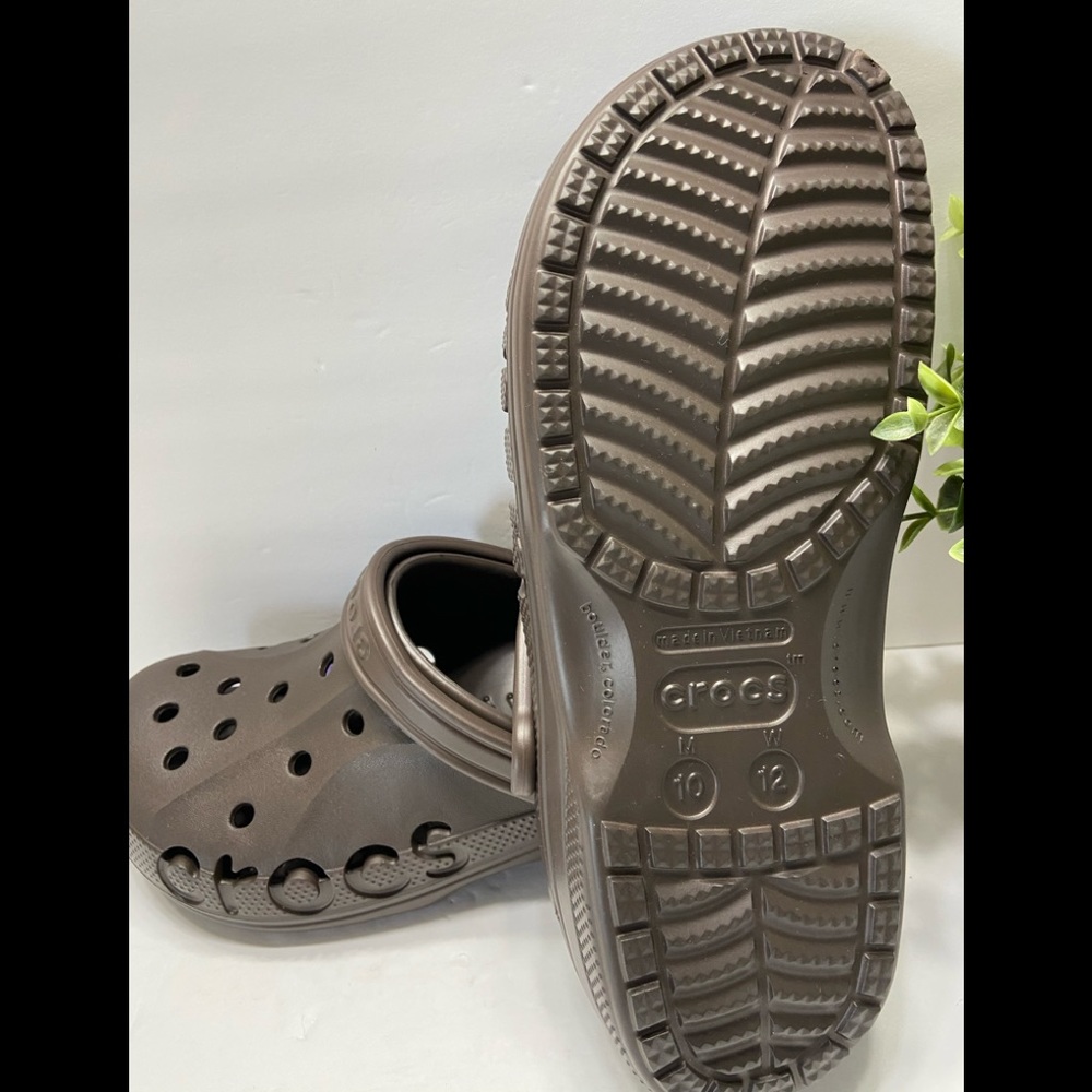 NEW Crocs Baya l Slip On Clogs Brown M10/W12,M11 - Picture 4 of 10